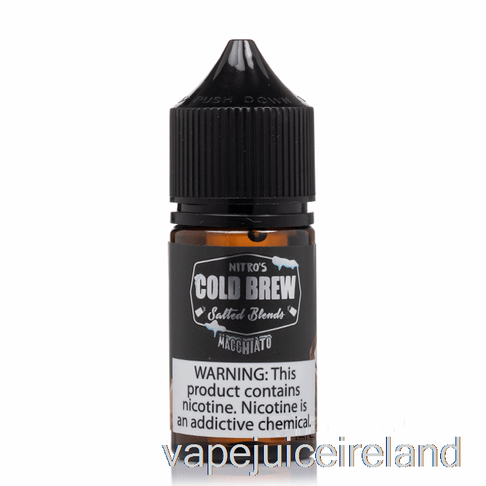 Vape Juice Macchiato - Nitros Cold Brew Salts - 30mL 25mg